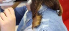 Аккуратные локоны при помощи утюжка для волос 