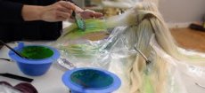 Fluid Hair Painting