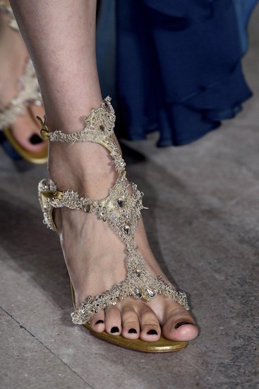Босоножки на каблуке от Marchesa