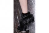 Черные полуспожки Alexander McQueen
