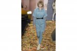 Серо-голубое платье в стиле preppy от Lacoste