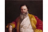 Бархатный халат Исаака Зингера, короля швейных машин, американца немецкого происхождения,19 век