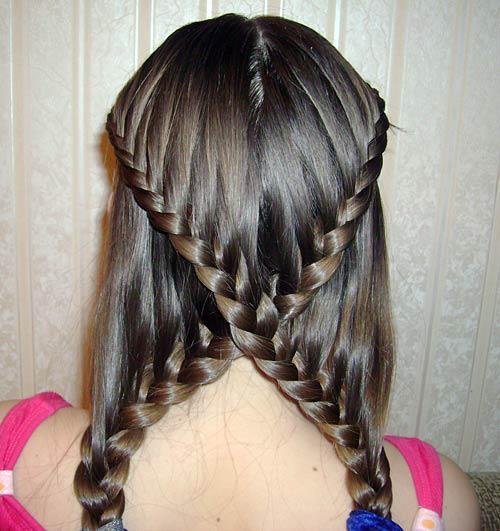 Волосы: плетение кос