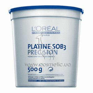 Обесцвечивающая компактная пудра для мелирования L'Oreal Professionnel Platine SOB3 Precision