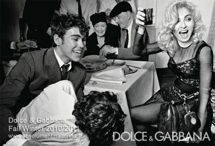 Мадонна в рекламной кампании Dolce&Gabbana 2010-2011