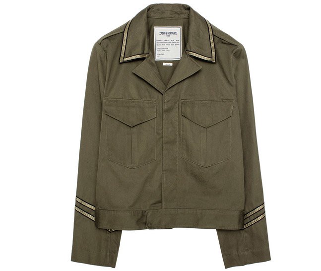 Хлопковый жакет Zadig & Voltaire