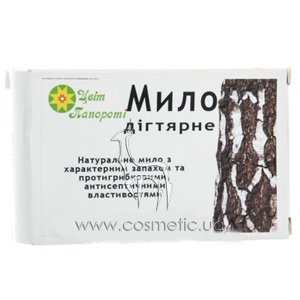 Натуральное мыло «Дегтярное» Цвет Папоротника Натуральное мыло Дегтярное